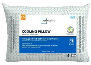 DESCRIPTION: (2) COOLING PILLOW BRAND/MODEL: MAINSTAYS INFORMATION: STANDARD QUEEN RETAIL$: $8.00 EA QTY: 2