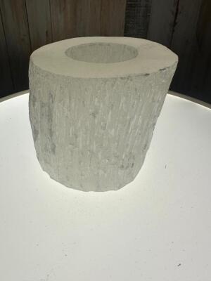 SELENITE CANDLE HOLDER