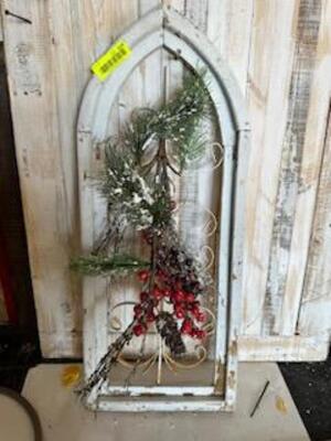 30"X12" WOODEN WINDOW DECOR