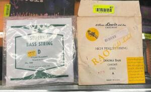 (2) - DOUBLE BASS REPLACEMENT STRINGS