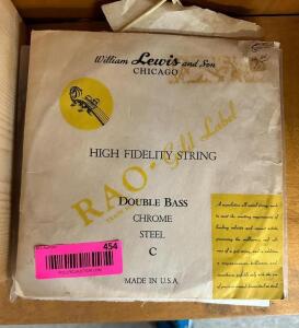 ASSORTED BASS STRINGS