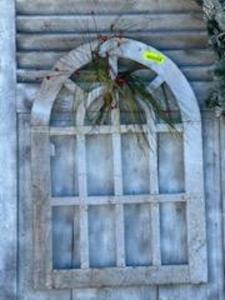 DECORATIVE WOODEN WINDOW