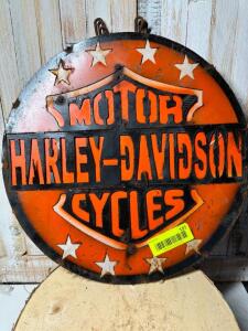 HARLEY DAVIDSON METAL SIGN