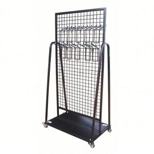 DESCRIPTION: (1) LONG HANDLE TOOL RACK BRAND/MODEL: WESTWARD #48GE61 INFORMATION: BLACK SIZE: 36" X 24" X 72" RETAIL$: $401.59 EA QTY: 1