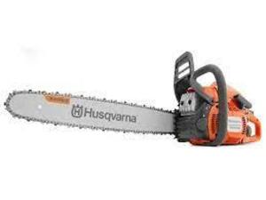 DESCRIPTION: (1) RANCHER CHAINSAW BRAND/MODEL: HUSQVARNA INFORMATION: ORANGE RETAIL$: $449.99 EA QTY: 1