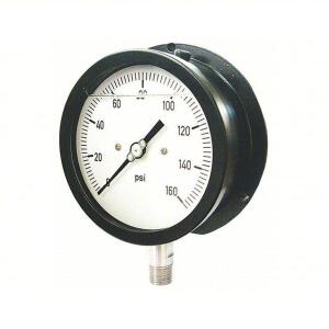 DESCRIPTION: (1) INDUSTRIAL PRESSURE GAUGE BRAND/MODEL: PRODUCT NUMBER #36JV51 INFORMATION: BLACK SIZE: 0 TO 1,000 PSI, 4 1/2 IN DIAL, LIQUID-FILLED,