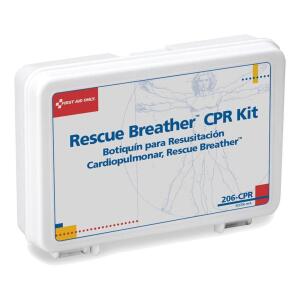 DESCRIPTION: (3) RESCUE BREATHER CPR KIT BRAND/MODEL: FIRST AID ONLY RETAIL$: $30.00 QTY: 3