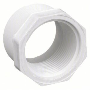 DESCRIPTION: (10) REDUCING BUSHING BRAND/MODEL: PRODUCT NUMBER #22FK53 INFORMATION: WHITE SIZE: 2 IN X 1 1/2 IN FITTING PIPE SIZE, SCHEDULE 40, MALE N