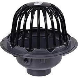 DESCRIPTION: (1) ROOF DRAIN WITH PLASTIC DOME BRAND/MODEL: OATEY #78013 INFORMATION: BLACK SIZE: 3IN RETAIL$: $57.75 EA QTY: 1