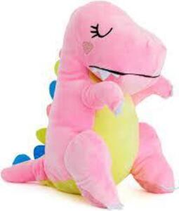 DESCRIPTION: (2) STUFFED DINOSAUR BRAND/MODEL: BLUE PANDA INFORMATION: PINK RETAIL$: $23.64 EA QTY: 2