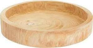 DESCRIPTION: (2) WOODEN BOWLS BRAND/MODEL: FARMLYN CREEK INFORMATION: WOOD SIZE: BIG ROUND RETAIL$: $24.44 EA QTY: 2