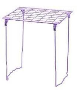 DESCRIPTION: (4) LOCKER ORGANIZER SHELF BRAND/MODEL: BOSTITCH INFORMATION: WIRE, PURPLE RETAIL$: $8.99 EA QTY: 4