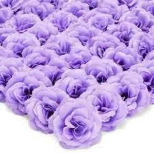 DESCRIPTION: (2) PACKS OF FAKE FLOWERS BRAND/MODEL: BRIGHT CREATIONS INFORMATION: PURPLE SIZE: 75 PER PACK RETAIL$: $25.99 EA QTY: 2