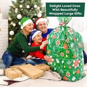 DESCRIPTION: (11) LARGE STORAGE CHRISTMAS BAGS BRAND/MODEL: JOYUSA STORE INFORMATION: RED WITH TREES RETAIL$: $8.09 EA QTY: 11