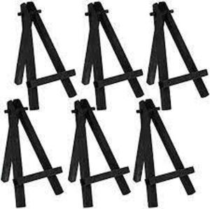 DESCRIPTION: (2) CASES OF (15) MINI EASEL PICTURE FRAME HOLDERS BRAND/MODEL: US ART SUPPLY INFORMATION: BLACK RETAIL$: $19.99 EA QTY: 2