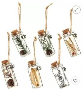 DESCRIPTION: (2) PACKS OF (6) SPICE JAR ORNIMANT BRAND/MODEL: JUVALE INFORMATION: GLASS JARS RETAIL$: $17.99 EA QTY: 2