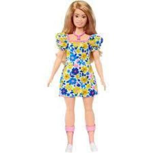 DESCRIPTION: (3) FASHIONSISTAS DOLL BRAND/MODEL: BARBIE NDSS INFORMATION: DOWN SYNDROME WEARING FLORAL DRESS RETAIL$: $8.00 EA QTY: 3