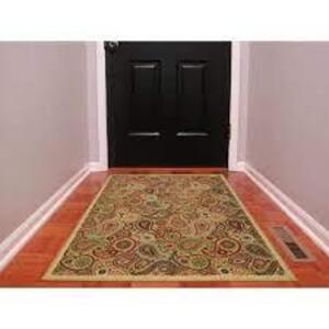 DESCRIPTION: (1) AREA RUG BRAND/MODEL: HOMELINE INFORMATION: PAISLEY DESIGN SIZE: 3'3" X 5' RETAIL$: $59.36 EA QTY: 1