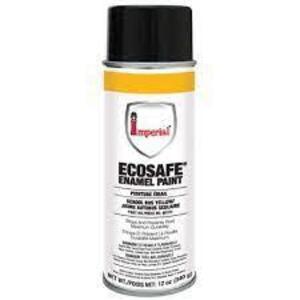 DESCRIPTION: (6) ECOSAFE ENAMEL LEASING YELLOW SPRAY PAINT BRAND/MODEL: IMPERIAL #85180 RETAIL$: $7.85 EA QTY: 6