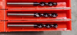 DESCRIPTION: (3) COBALT SML DRILL BITS BRAND/MODEL: ACCUPRO 01343907 SIZE: 1/4" RETAIL$: $60.00 QTY: 3