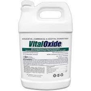 DESCRIPTION: (1) DISINFECTANT BRAND/MODEL: VITAL OXIDE SIZE: 1 GALLON RETAIL$: $30.00 EA QTY: 1