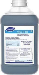 DESCRIPTION: (1) ONE STEP DISINFECTANT CLEANER BRAND/MODEL: DIVERSEY VIREX 2 256 SIZE: 2.5 L RETAIL$: $35.65 EA QTY: 1