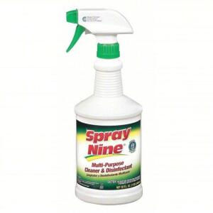 DESCRIPTION: (1) CLEANER DISINFECTANT BRAND/MODEL: SPRAY NINE SIZE: 1 GALLON RETAIL$: $56.00 EA QTY: 1