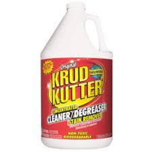 DESCRIPTION: (1) CONCENTRATED CLEANER / DEGREASER AND STAIN REMOVER BRAND/MODEL: KRUD KUTTER SIZE: 1 GALLON RETAIL$: $44.50 EA QTY: 1