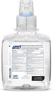 DESCRIPTION: (4) ADVANCED HANS SANITIZER GENTLE AND FREE FOAM BRAND/MODEL: PURELL SIZE: 1200 ML RETAIL$: $40.00 TOTAL QTY: 4