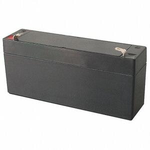 DESCRIPTION: (5) SEALED LEAD ACID BATTERY BRAND/MODEL: GRAINGER #5EFF1 INFORMATION: 3.3 AH 2.56 HEIGHT 1.41 LB SIZE: 5.28 DEPTH QTY: 5