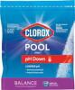 DESCRIPTION: (2) POOL AND SPA PH DOWN BRAND/MODEL: CLOROX #12105CLX RETAIL$: $10.00 EA SIZE: 5 LB QTY: 2