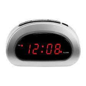 DESCRIPTION: (1) DIGITAL ALRM CLOCK BRAND/MODEL: MAINSTAYS RETAIL$: $13.48 EA QTY: 1