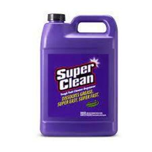 DESCRIPTION: (2) CLEANER AND DEGREASER BRAND/MODEL: SUPERCLEAN #3ZLD2 RETAIL$: $17.78 EA SIZE: 1 GALLON QTY: 2