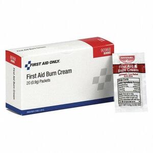 DESCRIPTION: (8) BOXES OF (20) BURN CREAM PACKETS BRAND/MODEL: GRAINGER #480G25 INFORMATION: PACKETS RETAIL$: $5.00 A BOX SIZE: 0.004 OZ QTY: 8