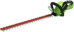 DESCRIPTION: (1) ROATING HEDGE TRIMMER BRAND/MODEL: GREENWORKS SIZE: 24" RETAIL$: $90.00 EA QTY: 1