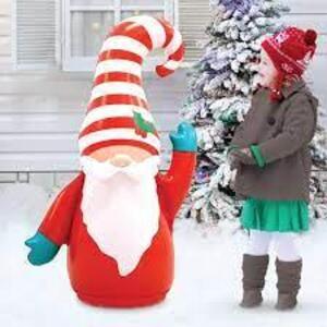 DESCRIPTION: (1) BLOW UP GNOME BRAND/MODEL: HOLIDAY TIME RETAIL$: $8.84 EA QTY: 1