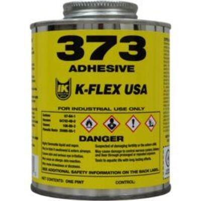 DESCRIPTION: (3) ADHESIVE FOR INDUSTRIAL USE BRAND/MODEL: K-FLEX 373 RETAIL$: $10.00 EA SIZE: HALF PINT QTY: 3