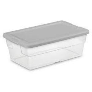 DESCRIPTION: (1) STORAGE CONTAINER BRAND/MODEL: STERIITE SIZE: 14X8X4-7/8 RETAIL$: $5.00 EA QTY: 1