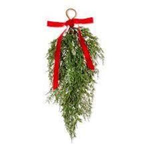 DESCRIPTION: (1) FAUX GREENERY BRAND/MODEL: HOLIDAY TIME RETAIL$: $12.98 EA QTY: 1