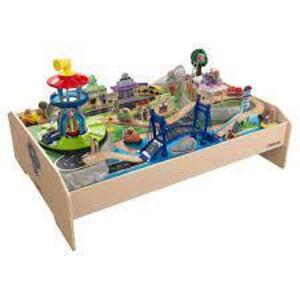 DESCRIPTION: (1) ADVENTURE BAY WOODEN PLAY TABLE BRAND/MODEL: KIDKRAFT RETAIL$: $120.00 EA QTY: 1