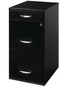 THREE DRAWER STEEL FILE CABINET