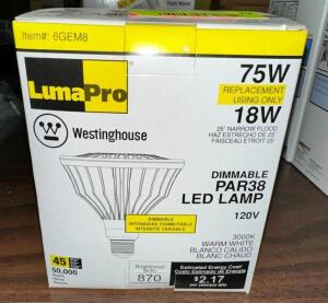 (3)- LUMAPRO DIMMABLE LED LIGHT BULBS