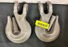 (2)- 3/4" HEAVY DUTY CLEVIS HOOKS