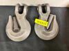 (2)- 3/4" HEAVY DUTY CLEVIS HOOKS - 3