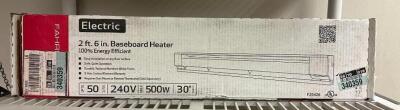 2.5FT ELECTRIC BASEBOARD HEATER