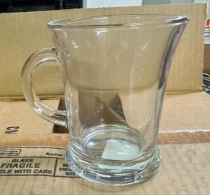 (6)- GLASS MUGS