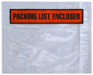 DESCRIPTION: (4) BOXES OF PACKING LIST ENVLOPES QTY: 4