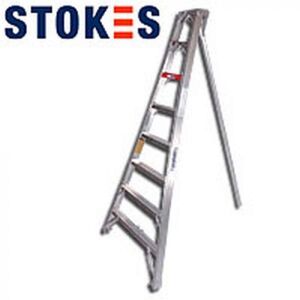 DESCRIPTION: (1) TRIPOD ORCHARD STEPLADDER BRAND/MODEL: STOKES/1115TH RETAIL$: $322.87 SIZE: 15' INDUSTRY LADDER HEIGHT QTY: 1