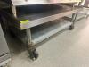 8" X 30" LOW BOY STAINLESS EQUIPMENT STAND. - 2