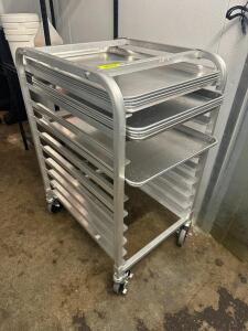 HALF SIZE ROLL ABOUT TRAY RACK